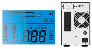 Delta UPS Amplon N 1K On-Line 1kVA/0.9kW (12V9Ah x 2pcs) LCD USB Tower - Img 2