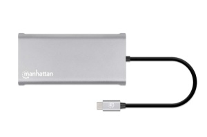 Docking station Manhattan 130660 12in1 USB-C - 3xHDMI/4xUSB/LAN/CR/PD 100W - Img 3