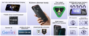 Doogee Blade20 4+128 Aurora Titanium - Img 3