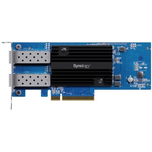 Dual-port 25GbE SFP28 add-in card for Synology systems E25G30-F2