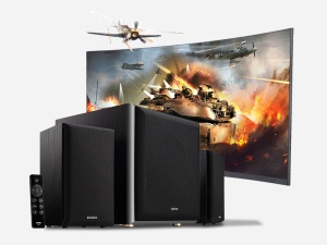 Edifier M601DB BT 2.1 110W Multimedia Speaker with wireless subwoofer black - Img 2