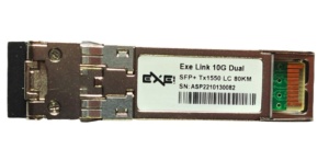Exe Link Transceiver (optički modul), 10G Dual SFP+ Tx1550nm LC 80km - Img 2