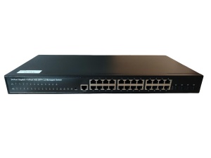Exelink SGX3528-V2 switch za Rack sa 24x10/100/1000 Base-T, 4x1G/10GE Base-X SFP+ porta - Img 2