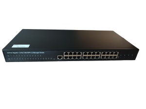 Exelink SGX3728-V2 upravljivi switch za Rack 24x10/100/1000 Base-T,4x1G/10 GE Base-X SFP+ porta L3 - Img 2