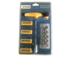 FIELDMANN FDS 1017-37R Set bitova sa T odvijačem - Img 2