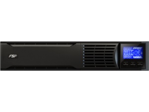 FSP UPS CH-1101RS / Champ 1K RM (PPF9001404), 1000VA/900W, Online, IEC*6, CE, W/CSB 12V9AH*2, W/USB port & cable, LCD, Intel. SLot, Rack STD