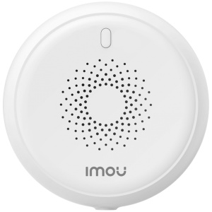 Gas leak sensor with low-current gas sensor and built-in temperature compensation, detects combustible gas molecules, triggers 85dB audible and visual alarm, and sends alerts to the app for timely user action ZGA1-EU