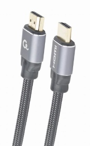 Gembird MONITOR Cable, Premium Series, High speed HDMI 4K with Ethernet, HDMI/HDMI M/M, Gold Plated, Braided, 7.5m CCBP-HDMI-7.5M