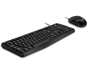 GENIUS KM-170 USB YU crna tastatura+ USB crni miš - Img 2