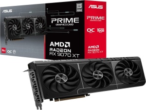 Graficka karta ASUS PRIME-RX9070XT-O16G AMD/16GB/GDDR6/256bit/crna