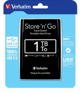 HDD E2.5" Verbatim 1TB USB 3.0 Store'n'Go 53023, Black - Img 5