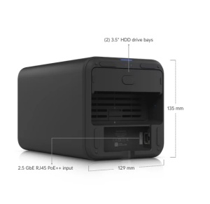 HDD NAS Storage Ubiquiti UniFi UNAS 2-Bay Black - Img 2