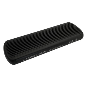 HDD SSD Rack LC Power LC-M2-C-NVME-2 Enclosure for NVMe M.2 SSD USB3.2 Gen.2x1 Type C Black *
