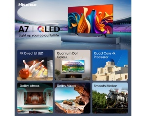 HISENSE 43 inča 43A7NQ QLED 4K UHD Smart TV - Img 3