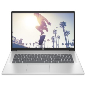 HP consumer HP 17-cp2025nm, AMD Ryzen 5 7520U, 16GB RAM onboard, 512GB PCIe NVMe M.2 SSD, 17.3" IPS AG FHD 1920x1080, AMD Radeon Graphics, 1 USB-C 3.1, 2 USB-A 3.1, 1 HDMI 1.4b, BT 4.2, FreeDOS, YU, Natural silver, 2yw B0UC9EA