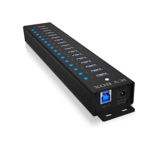 ICY BOX IB-HUB1717-U3 16+1 port USB Hub