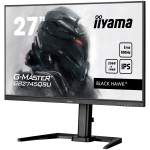 IIYAMA Monitor LED GB2745QSU-B2 27" IPS 2560 x 1440 100Hz 250cd 1300:1 1ms HDMI DP USB HUB Tilt HAS GB2745QSU-B2 - Img 2