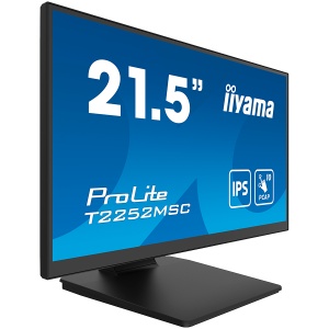 IIYAMA Monitor LED T2252MSC-B2AG 21.5" PCAP 10pt Touchscreen monitor featuring IPS panel technology, Edge-to-Edge glass design and Anti Glare coating HDMI DP USB HUB Tilt 3y T2252MSC-B2AG - Img 3