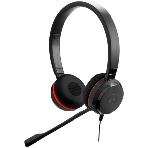 JABRA Evolve 20 SE, Stereo MS, USB C/A adapter, Leather 4999-823-369 - Img 3
