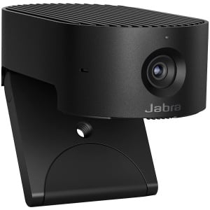 JABRA PanaCast 20, Premium AI-powered 4K Ultra HD video quality, AI-driven Intelligent Zoom, Intelligent Lighting Optimization, P-n-P, Powerful on-board AI processor, Integrated privacy cover, Clips to any monitor, with protective case, Plug&Play 8300-119