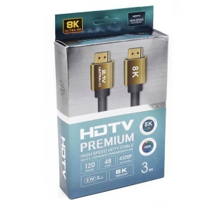 Kabl HDMI M/M 2.1 8K 3m Velteh KT-HK2.1-3M - Img 2