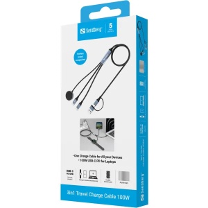 Kabl Sandberg 3u1 441-69 2xUSB-C/Mag Safe/100W - Img 7