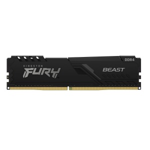 Kingston DDR4 32GB (2x16GB) 3600MHz [FURY BEAST], Non-ECC UDIMM, CL18 1.35V, 288-Pin 1Rx8, Memory kit w/Heatsink KF436C18BBK2/32 *