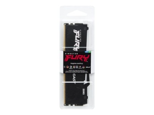 Kingston DDR5 32GB 5200MT/s [FURY BEAST RGB], Non-ECC UDIMM, CL40 1.25V, 288-Pin 2Rx8, Black, w/RGB Heatsink, XMP KF552C40BBA-32