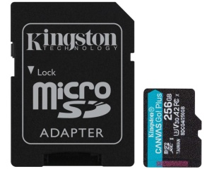 KINGSTON Memorijska kartica U3 V30 microSDXC 256GB Canvas Go Plus 200MB/s A2 + adapter SDCG4/256GB - Img 2