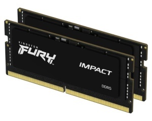 KINGSTON SODIMM DDR5 32GB (2x16GB kit) 6400MT/s KF564S38IBK2-32 FURY Impact Black XMP