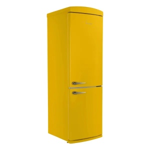 Kombinovani frižider Fram FC-VRR341YLE++/340l/60x190/žuta - Img 6