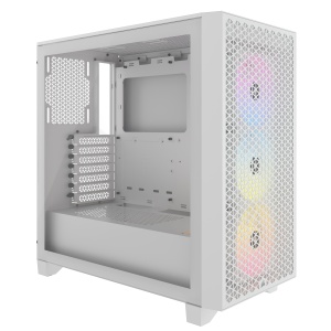 Kućište Corsair 3000D RGB AIRFLOW Mid-Tower White, CC-9011256-WW