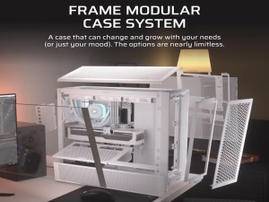 Kucište CORSAIR FRAME 4000D Mid-Tower/ATX/kaljeno staklo/bez napajanja/bela - Img 4