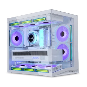 Kućište Lian Li O11 Dynamic Mini V2 Flow/BELO/Tempered Glass/5x 120mm/O11DMIV2FW - Img 3