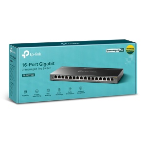LAN Smart Switch TP-Link TL-SG116E 10/100/1000 16port L2 - Img 3