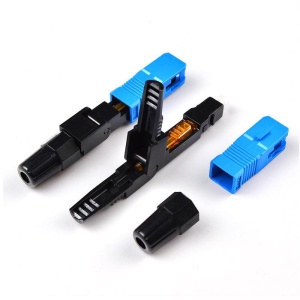 LanPlus Mechanical fast konektor SC/UPC plavi