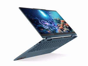 Laptop LENOVO Yoga 7 2in1 14AKP10 DOS/14" WQUX OLED Touch/Ryzen AI 7-350/24GB/1TB/BKLT SRB/smaragd - Img 3