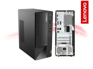 Lenovo Think ThinkCentre neo 50t Gen 5 , 4C/8T, P 3.5/4.7GHz, 12MB, B760, 1x 8GB UDIMM DDR5-4800, 512GB SSD M.2 2280 PCIe NVMe Opal 2.0, UHD Graph 730, Spk, GLAN, USB-C, VGA/HDMI/DP, CR 3-1, KybSR/Mouse, p/s 180W 85%, no OS, Core i3-14100 12UD000SYA