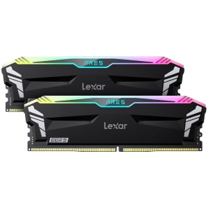 Lexar Ares 32GB DDR5 6800MHz (2x16GB KIT) CL34 DIMM, 1.4V, heatsink, RGB, Black LD5U16G68C34LA-RGD - Img 2