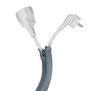LogiLink fleksibilna zaštita za kablove sa rajfešlusom 1m x 30mm siva - Img 2