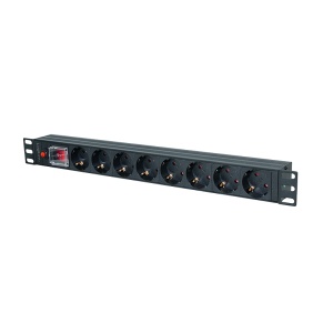Logilink PDU 8 x šuko, prenaponska zaštita, prekidač, 1.8m - Img 3