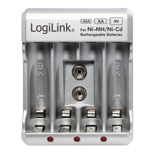 Logilink Punjač baterija za Ni-MH/Ni-Cd AA/AAA/9V