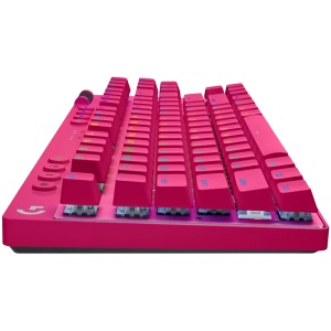 LOGITECH G PRO X TKL LIGHTSPEED Mechanical Gaming Keyboard - MAGENTA - US INT'l - TACTILE 920-012159 - Img 3