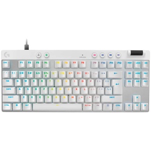 LOGITECH G PRO X TKL RAPID Gaming Keyboard - WHITE - US INT'L - USB - EMEA28i-935 - LINEAR 920-013242