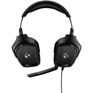 LOGITECH G432 Wired Gaming Headset 7.1 - LEATHERETTE - BLACK/BLUE - USB 981-000770 * - Img 3