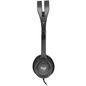 LOGITECH H111 Corded Stereo Headset - BLACK - 3.5 MM 981-000593 - Img 4