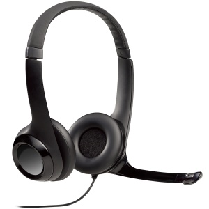 LOGITECH H390 Corded Headset - BLACK - USB 981-000406 - Img 2