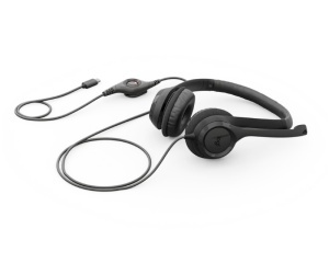 LOGITECH H390 Stereo USB-C slušalice sa mikrofonom crne * - Img 2