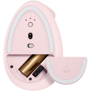 LOGITECH Lift Bluetooth Vertical Ergonomic Mouse - ROSE/DARK ROSE 910-006478 * - Img 4