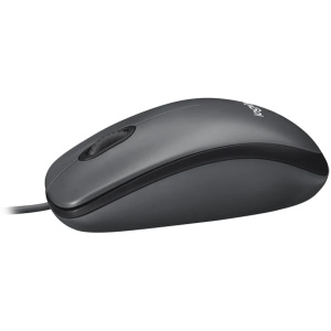 LOGITECH M100 Corded Mouse - BLACK - USB 910-006652 * - Img 2